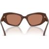 imageMichael Kors Womens Mk2234b Le Praz Cat Eye SunglassesNutmegNutmeg Solid