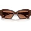 imageMichael Kors Womens Mk2234b Le Praz Cat Eye SunglassesNutmegNutmeg Solid