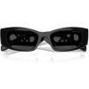 imageMichael Kors Womens Mk2243u Rhodes Universal Fit Oval SunglassesBlackDark Grey Solid