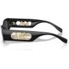 imageMichael Kors Womens Mk2243u Rhodes Universal Fit Oval SunglassesBlackDark Grey Solid