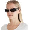 imageMichael Kors Womens Mk2243u Rhodes Universal Fit Oval SunglassesBlackDark Grey Solid