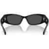 imageMichael Kors Womens Mk2243u Rhodes Universal Fit Oval SunglassesBlackDark Grey Solid