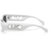 imageMichael Kors Womens Mk2243u Rhodes Universal Fit Oval SunglassesSilver MetallicDark Grey Solid
