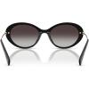 imageMichael Kors Womens Mk2245u Rockaway Universal Fit Oval SunglassesBlackDark Grey Gradient