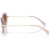 imageMichael Kors Womens Mk2245u Rockaway Universal Fit Oval SunglassesLight Sand LaminateLight Brown Gradient
