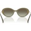 imageMichael Kors Womens Mk2245u Rockaway Universal Fit Oval SunglassesOlive SmokeOlive Gradient