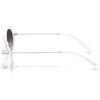 imageMichael Kors Womens Mk2245u Rockaway Universal Fit Oval SunglassesOptic WhiteDark Grey Gradient
