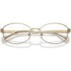 imageMichael Kors Womens Mk3086 Lyon Oval Prescription Eyewear FramesLight GoldDemo Lens