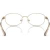 imageMichael Kors Womens Mk3086 Lyon Oval Prescription Eyewear FramesLight GoldDemo Lens