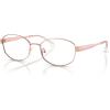 imageMichael Kors Womens Mk3086 Lyon Oval Prescription Eyewear FramesRose GoldDemo Lens