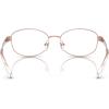 imageMichael Kors Womens Mk3086 Lyon Oval Prescription Eyewear FramesRose GoldDemo Lens