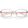 imageMichael Kors Womens Mk3086 Lyon Oval Prescription Eyewear FramesRose GoldDemo Lens