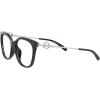 imageMichael Kors Womens Mk4076u Rome Universal Fit Square Prescription Eyewear FramesBlackDemo Lens
