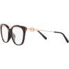 imageMichael Kors Womens Mk4076u Rome Universal Fit Square Prescription Eyewear FramesCordovanDemo Lens