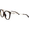 imageMichael Kors Womens Mk4076u Rome Universal Fit Square Prescription Eyewear FramesDark TortoiseDemo Lens