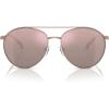 imageMichael Kors Womens Mk1138 Arches Aviator SunglassesRose GoldRose Gold Mirrored