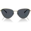 imageMichael Kors Womens Mk1140 Cortez Cat Eye SunglassesLight GoldDark Grey Solid