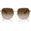 imageMichael Kors Womens Mk1145b Cadiz Square SunglassesShiny Light GoldBrown Gradient