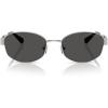 imageMichael Kors Womens Mk1161 Monte Carlo Oval SunglassesSilverDark Grey Solid