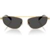 imageMichael Kors Womens Mk1164 Buenos Aires Oval SunglassesShiny GoldDark Grey Solid