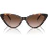 imageMichael Kors Womens Mk2195u Harbour Island Universal Fit Cat Eye SunglassesDark TortoiseBrown Gradient