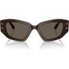 imageMichael Kors Womens Mk2234b Le Praz Cat Eye SunglassesChocolateChocolate Solid