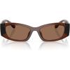 Brown Transparent/Brown Solid