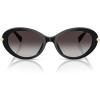 imageMichael Kors Womens Mk2245u Rockaway Universal Fit Oval SunglassesBlackDark Grey Gradient