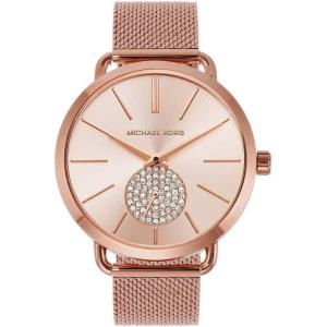 imageMichael Kors Portia Womens Watch Stainless Steel Bracelet Watch for WomenRose Gold Mesh