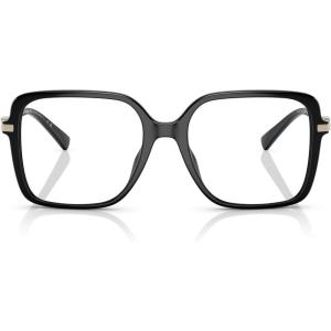 imageMichael Kors Womens MK4095U Dolonne Universal Fit Square Prescription Eyewear Frames BlackDemo Lens 53 mm