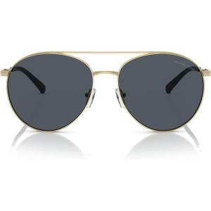 imageMichael Kors Womens Mk1138 Arches Aviator SunglassesLight GoldDark Grey Solid