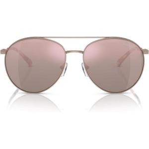 imageMichael Kors Womens Mk1138 Arches Aviator SunglassesRose GoldRose Gold Mirrored