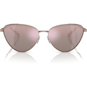 imageMichael Kors Womens Mk1140 Cortez Cat Eye SunglassesRose GoldRose Gold Mirrored