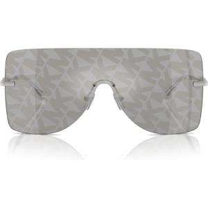 imageMichael Kors Womens Mk1148 London Square SunglassesMk Logo Gold Silver MirroredMk Logo Gold Silver Mirrored