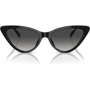 imageMichael Kors Womens Mk2195u Harbour Island Universal Fit Cat Eye SunglassesBlackDark Grey Gradient