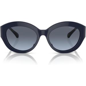 imageMichael Kors Womens Mk2204u Brussels Universal Fit Cat Eye SunglassesBlueGrey Blue Gradient