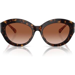 imageMichael Kors Womens Mk2204u Brussels Universal Fit Cat Eye SunglassesDark TortoiseBrown Gradient