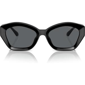 imageMichael Kors Womens Mk2209u Bel Air Universal Fit Butterfly SunglassesBlackDark Grey Solid