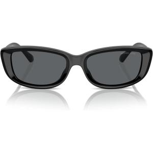 imageMichael Kors Womens Mk2210u Asheville Universal Fit Rectangular SunglassesBlackDark Grey Solid