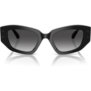 imageMichael Kors Womens Mk2234b Le Praz Cat Eye SunglassesBlackDark Grey Gradient