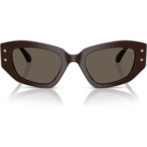 imageMichael Kors Womens Mk2234b Le Praz Cat Eye SunglassesChocolateChocolate Solid