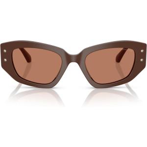 imageMichael Kors Womens Mk2234b Le Praz Cat Eye SunglassesNutmegNutmeg Solid