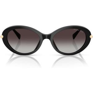 imageMichael Kors Womens Mk2245u Rockaway Universal Fit Oval SunglassesBlackDark Grey Gradient