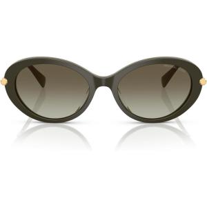imageMichael Kors Womens Mk2245u Rockaway Universal Fit Oval SunglassesOlive SmokeOlive Gradient