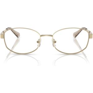 imageMichael Kors Womens Mk3086 Lyon Oval Prescription Eyewear FramesLight GoldDemo Lens