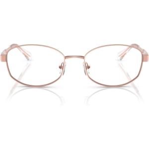 imageMichael Kors Womens Mk3086 Lyon Oval Prescription Eyewear FramesRose GoldDemo Lens