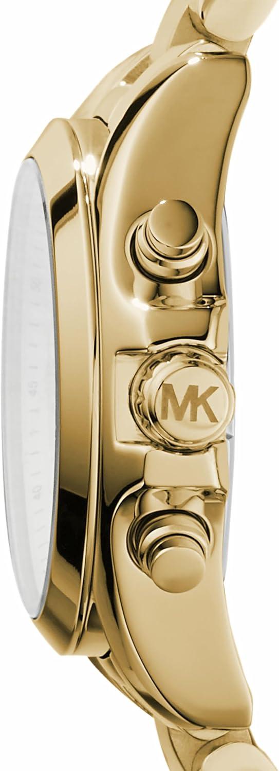 imageMichael Kors Bradshaw Womens Watch Stainless Steel Chronograph Watch for Women with Steel or Leather Band36MM Gold