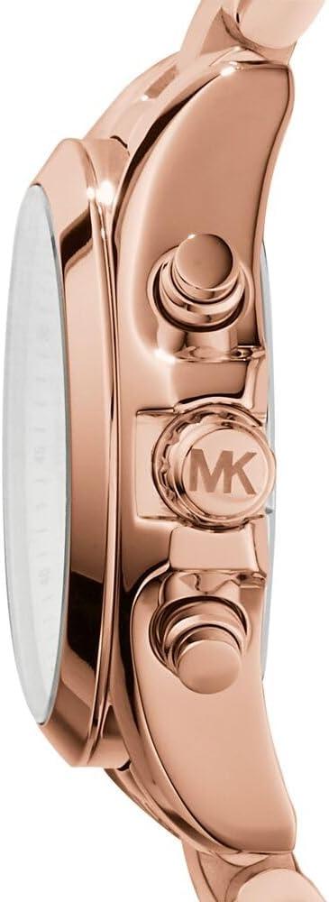 imageMichael Kors Bradshaw Womens Watch Stainless Steel Chronograph Watch for Women with Steel or Leather Band36MM Rose Gold