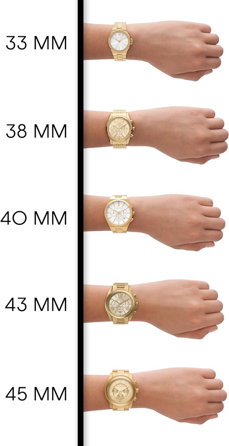 imageMichael Kors Darci ThreeHand GoldTone Womens Watch Model MK3365