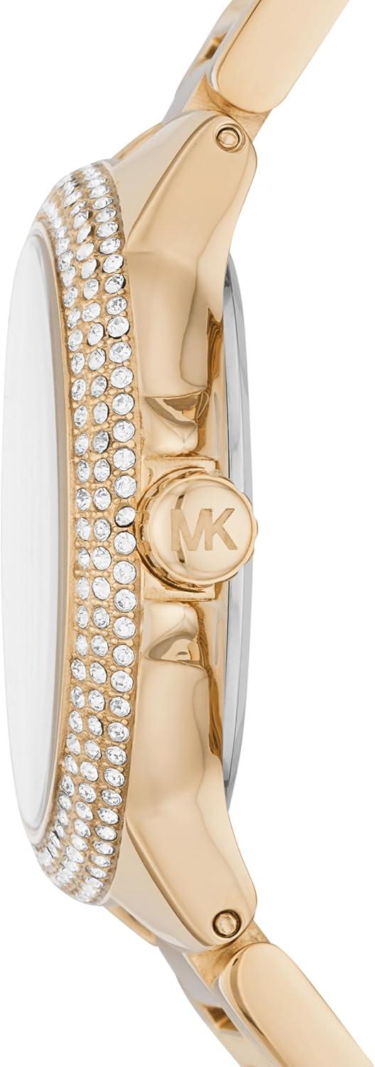 imageMichael Kors Mini Camille Womens Watch Stainless Steel Watch for Women with Steel or Leather BandGold